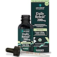 Pet Releaf USDA Organic Daily Releaf Hemp Oil 200mg for Dogs