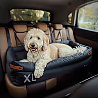 PawsPik Ultra Large Premium 2-in-1 Car Seat & Convertible Travel Dog Bed