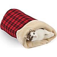 PawsPik Self Warming Covered Dog & Cat Cave Bed