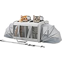 PawsPik Portable Dual-Pet Dog & Cat Carrier