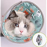 PawsPik Light Blue Adjustable Dog & Cat Recovery Soft-Cone