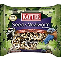 Kaytee Wild Bird Seed & Mealworm Treat Cake
