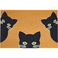 Petco Black Cat Door Mat