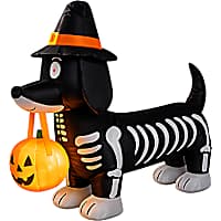 Petco Inflatable Jack-o-Lantern Dog Halloween Lawn Ornament
