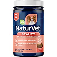 NaturVet Bacon and Chicken Flavor Beauty Targeted Care Skin & Coat Supplement for Dogs