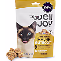 WellJoy Dual-Benefit Immune+ GutBoost Cat Treats