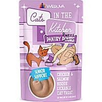 Cats in the Kitchen Pantry Pours Senior Support Chicken & Salmon Bisque Lickable Cat Treat