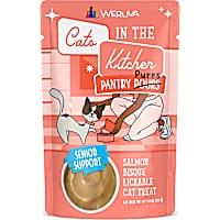 Cats in the Kitchen Pantry Pours Senior Support Salmon Bisque Lickable Cat Treat