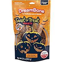 DreamBone Rawhide-Free Chews, Chicken, Beef or Pork Spirals Variety Pack Chews for Dogs