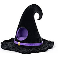 Prevue Pet Products Hazel's Haunted Hat Halloween Hideaway Cat Bed