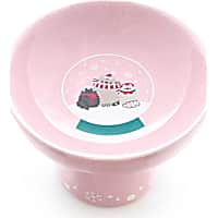 Pusheen Snow Globe Pedestal Bowl for Cats