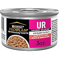 Purina Pro Plan Veterinary Diets UR Urinary St/Ox Savory Selects Feline Formula Salmon Recipe in Sauce Wet Cat Food