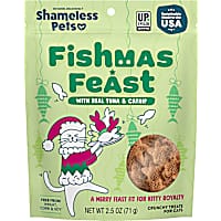 Shameless Pet Treats Fishmas Tuna & Catnip Recipe Crunchy Cat Treats