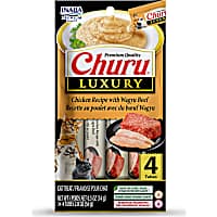 Inaba Churu Chicken Recipe with Wagyu Luxury for Cats