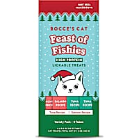 Bocce's Bakery Feast of Fishies Lickable Cat Treats Variety Pack