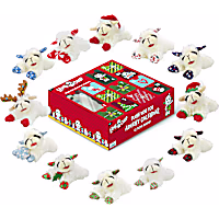 Multipet International Lamb Chop 12Pc Advent Calendar Dog Toy