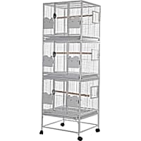 A&E Cage Company 24" x 22" Platinum Triple Stack