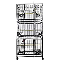 A&E Cage Company 36 x 24 Black Triple cage