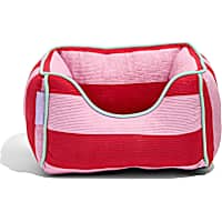 Wild One Bubblegum Colorblock Cat Bolster Bed