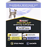 Purina Pro Plan Veterinary Supplements FortiFlora Diarrhea Response Cat Digestive Health Kit, 1.85 oz.