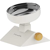 PawsPik Adjustable Angle & Height Elevated Stainless Steel Pet Bowl