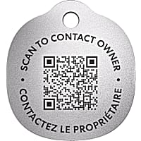 Life360 Smart QR Code Pet ID Tag for Dogs & Cats Lost Pet Finder Network No Battery or Subscription