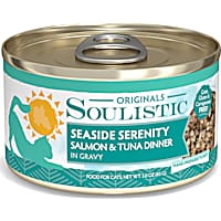 Soulistic Originals Seaside Serenity Salmon & Tuna Dinner in Gravy Wet Cat Food