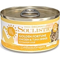 Soulistic Originals Golden Fortune Chicken & Tuna Dinner in Pumpkin Soup Wet Cat Food
