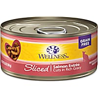 Wellness Complete Health Natural Grain Free Sliced Salmon Entree Wet Cat Food