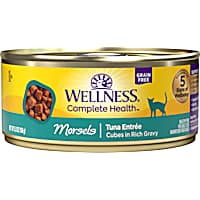 Wellness Complete Health Natural Grain Free Morsels Tuna Entree Wet Cat Food