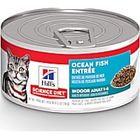 Hill's Science Diet Adult Indoor Ocean Fish Entree Canned Wet Cat Food