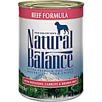 Natural Balance Ultra Premium Beef Formula Wet Dog Food
