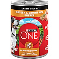 Purina ONE SmartBlend Natural Classic Ground Chicken & Brown Rice Entree Adult Wet Dog Food