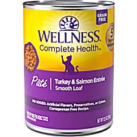 Wellness Complete Health Grain Free Turkey & Salmon Entree Pate Wet Cat Food