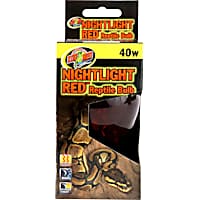 Zoo Med Nightlight Red Reptile Bulb 40 Watts