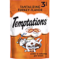 Temptations Classic Tantalizing Turkey Flavor Crunchy and Soft Cat Treats