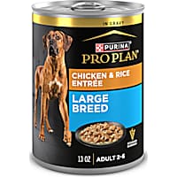 Purina Pro Plan Chicken and Rice Entree Gravy Large Breed Wet Dog Food