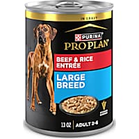 Purina Pro Plan Beef and Rice Entree Gravy Large Breed Wet Dog Food
