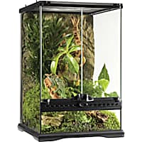  Reptile Terrarium Cage Tank 12x7x9 Inch,Feeding Box Lizard  Tank Fishtank with Accessories Sprayer,Tweezer,Bowl,Hygrometer, Hide  Cave,for Insect,Tortoise,Fish Tarantula Enclosure Cage : Pet Supplies