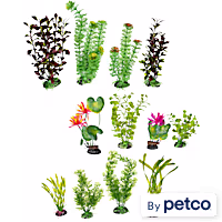Imagitarium Variety Pack Plastic Aquarium Plants