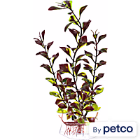 Imagitarium Red & Green Ludwigia Plastic Aquarium Plant