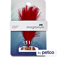 Imagitarium Feather Silk Plant Aquatic Decor