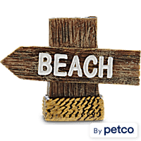 Imagitarium Resin Beach Sign Aquatic Decor