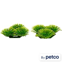  iplusmile 30 Pcs Fish Tank Landscaping Faux Plant Live Fish Aquarium  Plants Live Small Plants Artificial Plants Fake Plants Desktop Aquarium  Plant Ceramics Freshwater Palm Tree : Pet Supplies