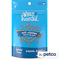 WholeHearted Savory & Tasty Soft Cat Treats - Salmon Recipe