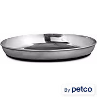 EveryYay Dining In Oval Stainless Steel Cat Bowl