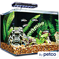 UDIYO Fish Tank, Aquarium Tank Kit, 6 Ventilation Holes Stackable