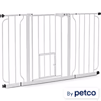 EveryYay In The Zone Steel Walk-Through Pet Gate