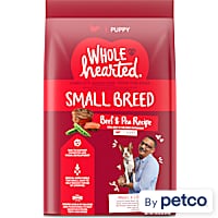 WholeHearted Grain Free Small Breed Beef and Pea Recipe Dry Puppy Food