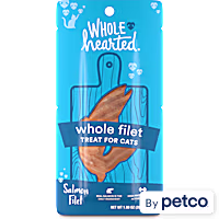 WholeHearted Protein-Rich Salmon Filet Cat Treat